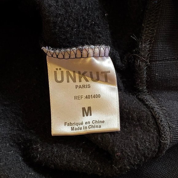 UNKUT Paris Men's Fleece Crewneck Sweater Medium M - Picture 5 of 7